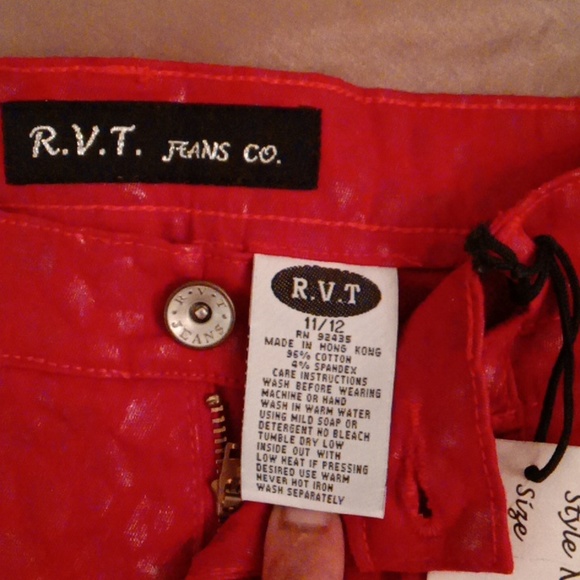 RVT Red Boot Cut Pants - Picture 5 of 5
